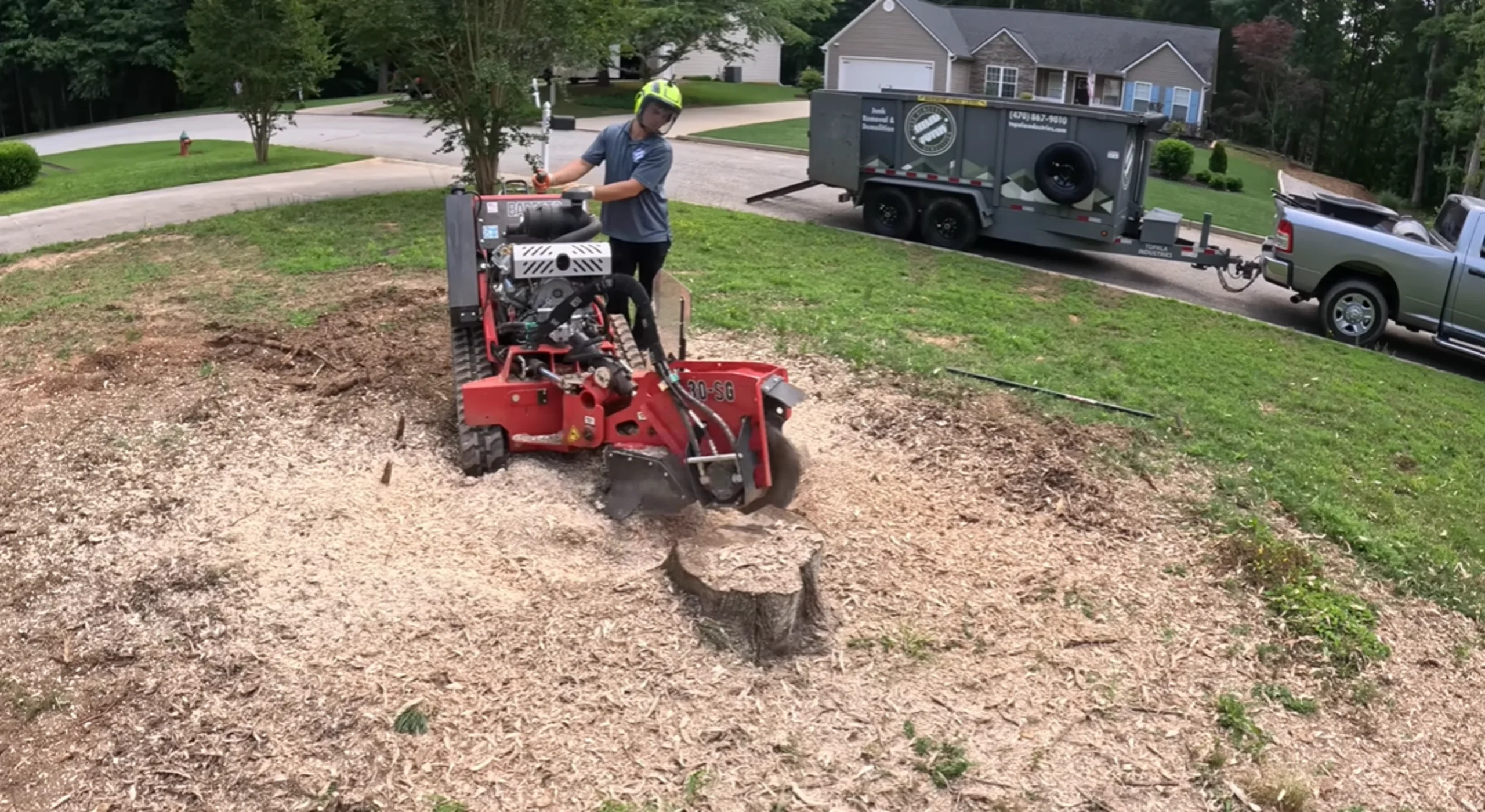 Commercial Stump Grinding in Austin, TX